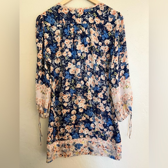 Rebecca Taylor Gigi Floral Silk Mini Dress size 0 - Picture 11 of 15